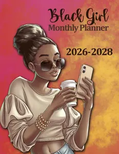 Black Girl Monthly Planner 2026-2028