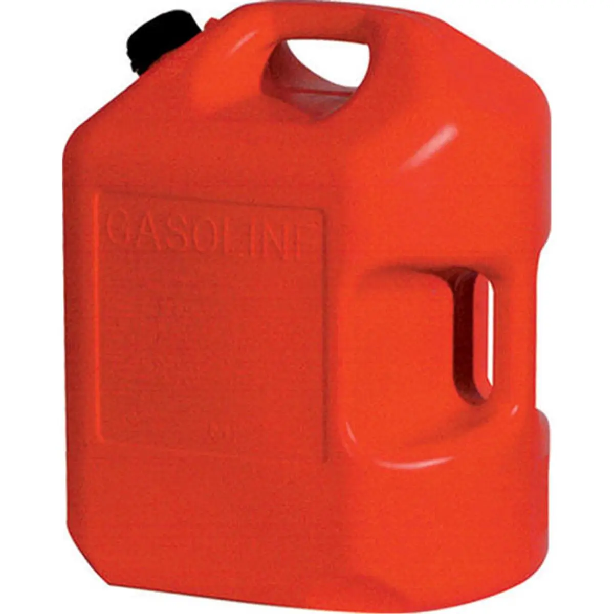 212 MAIN 6 gal Red HDPE Material Gas Can, High-Density Polyethylene Fuel Container for Tools & Hardware Organization
