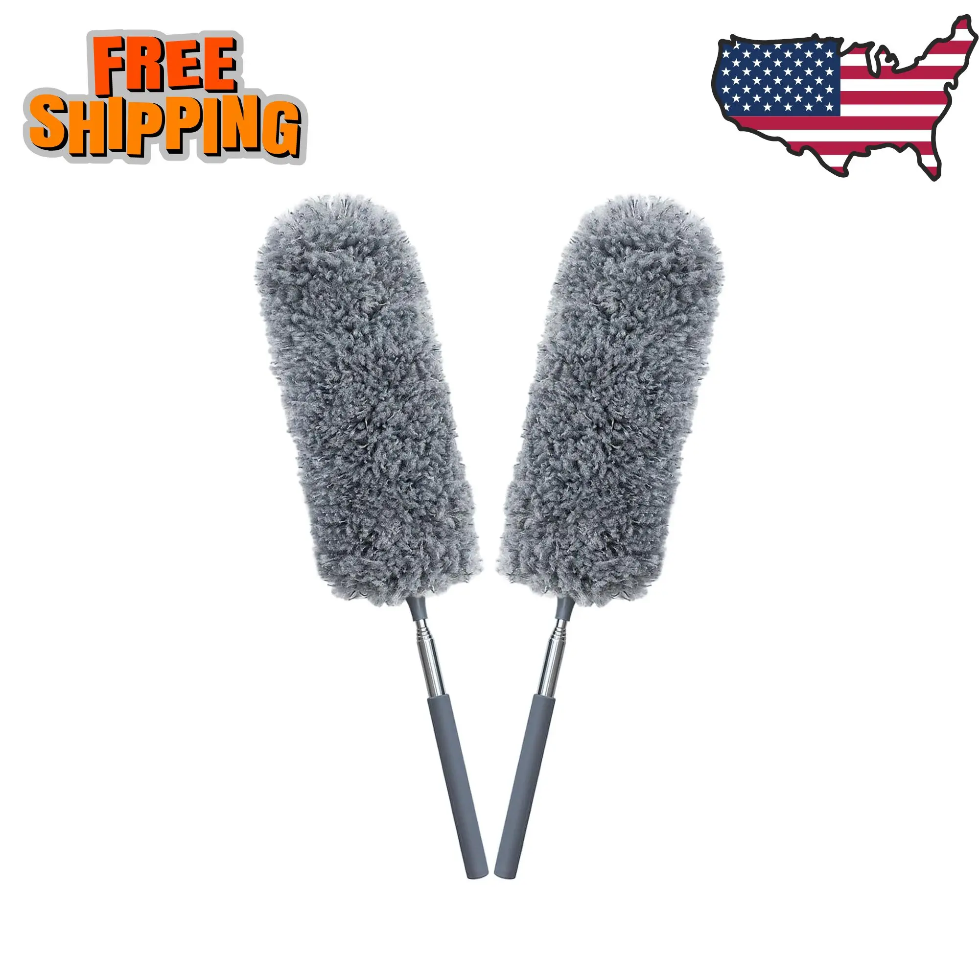 2 Pack Mini Microfiber Feather Duster for Cleaning