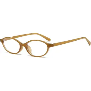 Retro Oval Blue Light Glasses for Women 90s  Eye Glasses  Nerd  Eyewear