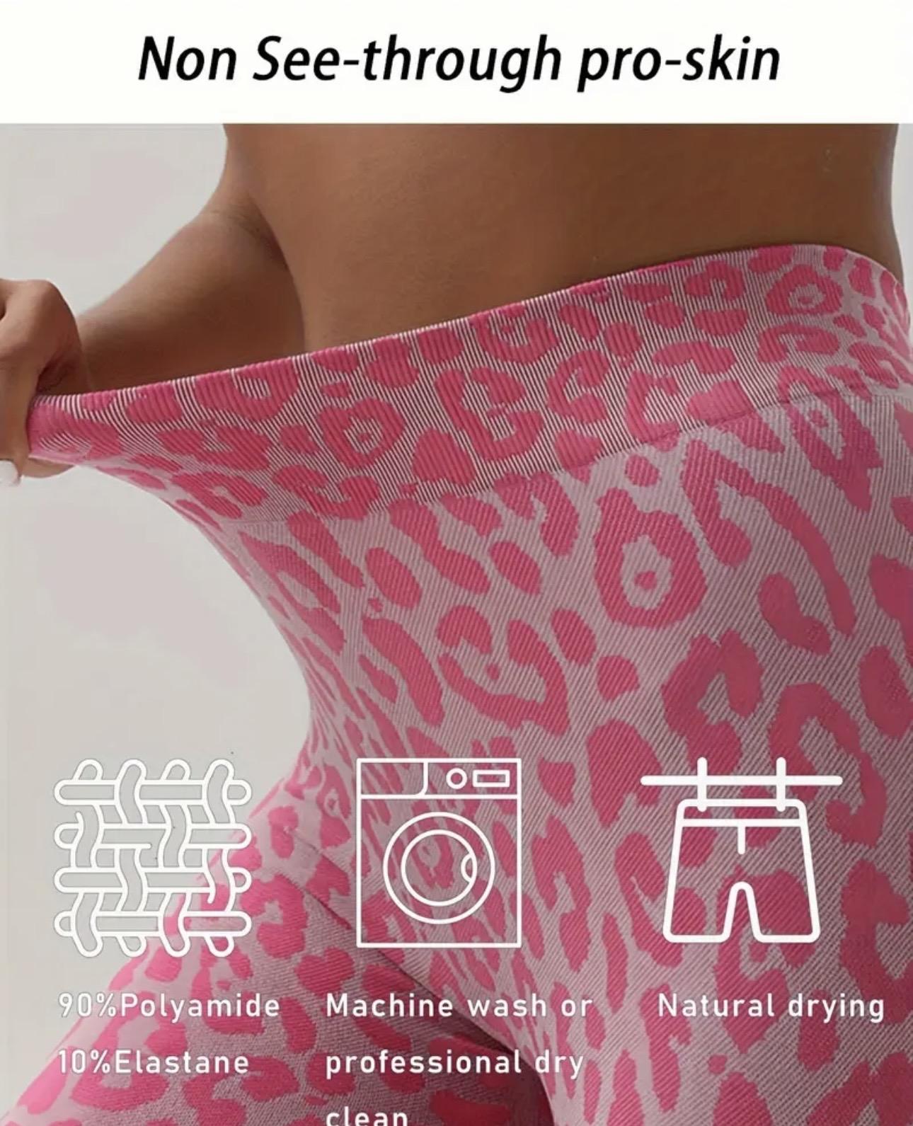 Women's Leopard Print High Waisted Yoga Pants for Butt Lifting and Tummy Control Womenwear