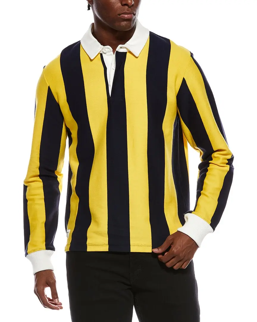 Rowing Blazers Tonal Striped Polo Sweater