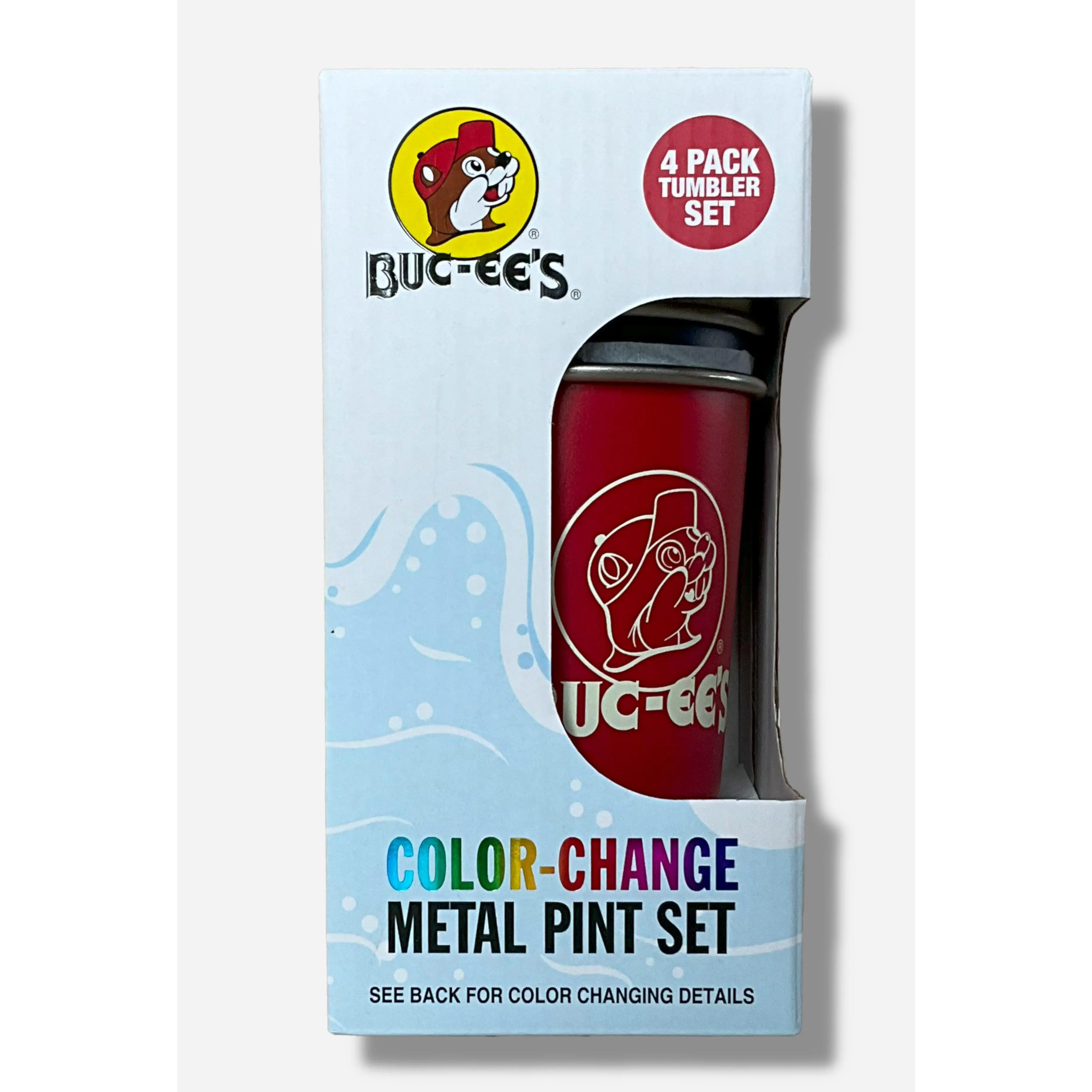 Buc-ee's Color-Change Stainless Steel Tumbler Set, Beverage  Drinkware