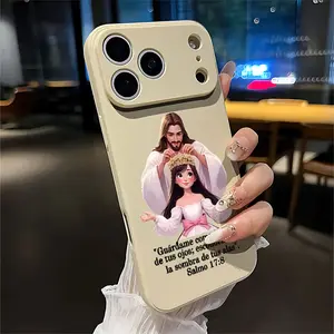 Divine Crown Blessing Soft&Flexible TPU Silicone Phone Case For iPhone 17 Pro Max AIR 16 15 14 13mini 12 11 Plus XR XSMAX Cases For Samsung Galaxy S26 Ultra S25 Edge S24 S23 S22 Plus  Durable|Shockproof|Full Camera Protection