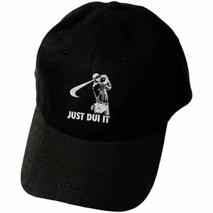 Just Dui It Funny Golf Hat, Embroidered Meme Cap, Casual Unisex Golf Dad Hat