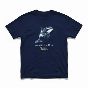 [Sale Up To 30%] National Geographic orca Killer whale T-shirt