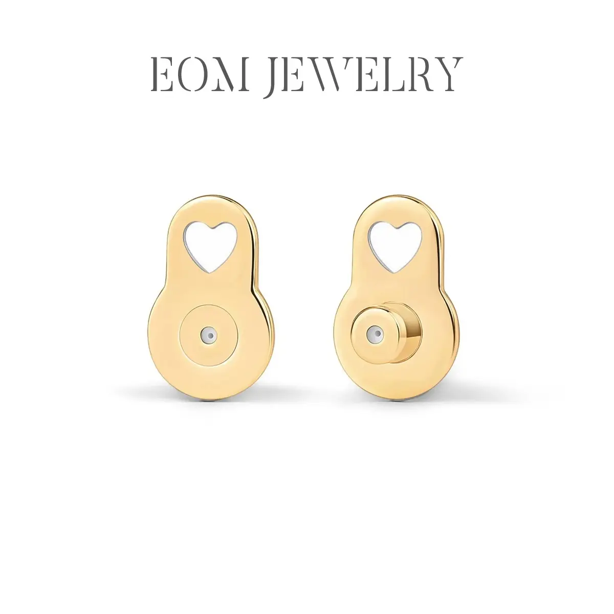 14K Gold Plated Lobe Lifters for Heavy Earrings for Women - Earring Backs for Droopy Ears - Comfortable Earring Backings for Studs - Trendy Fashion Jewelry Accessories