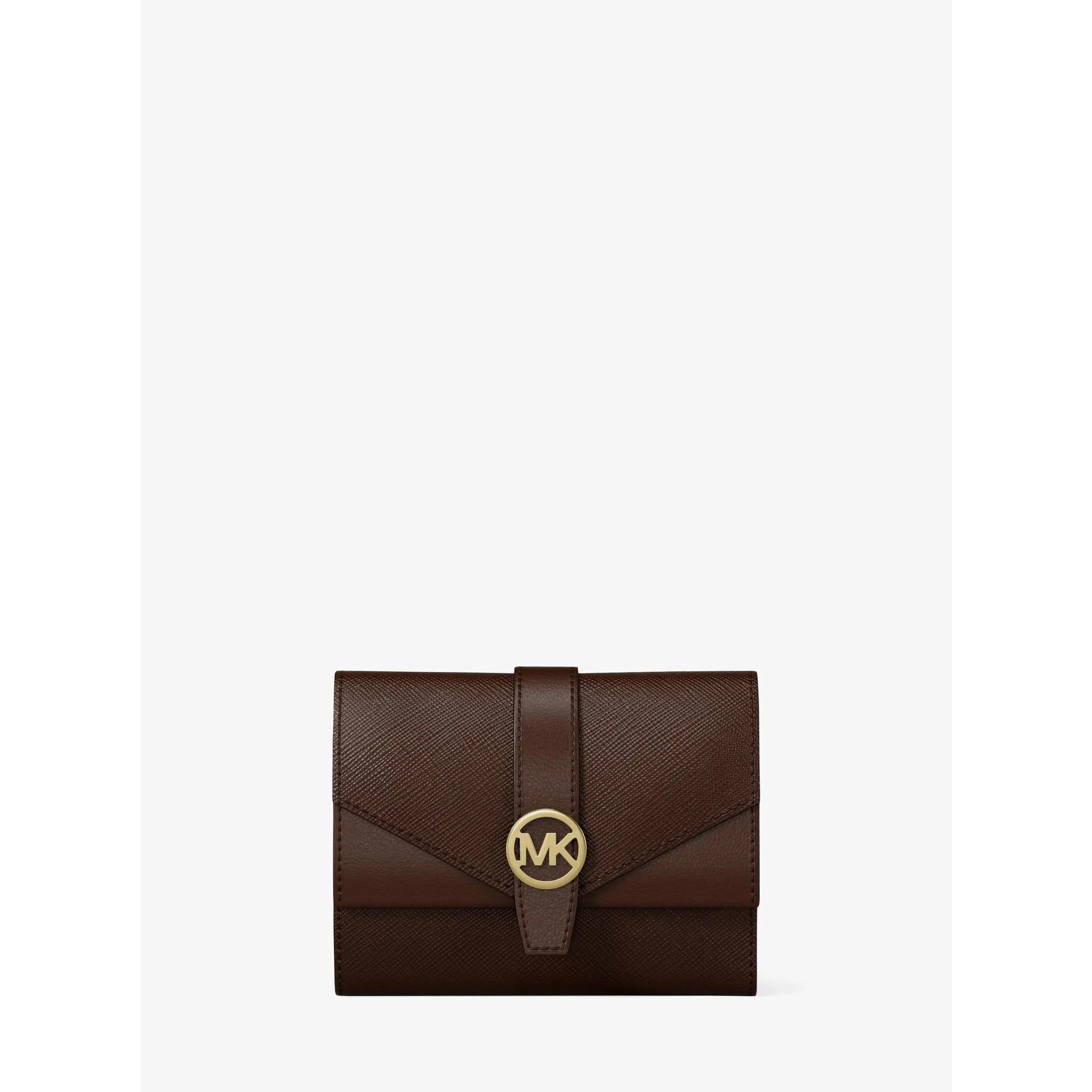 Greenwich Medium Saffiano Leather Trifold Wallet