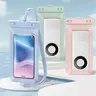 Floating Waterproof Phone Pouch IPX8 Dry Bag for Deep Diving Snorkeling, Universal Touch Screen Case for iPhone 16-11 Pro Max Plus XR, HD Photography Clear View Window, Fits Phones up to 7.5 inches