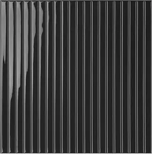 Select 5 Pack Peel and Stick Backsplash Tiles, Vinyl Self Adhesive Back Splash Stick OnTiles for Kitchen & Bathroom, Linear Design 12” x 12” Wall Tiles, Black