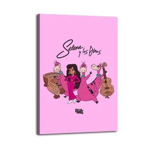 Selena QuintanillaPoster for Bedroom Aesthetic Canvas Wall Art Living Room Painting Picture Print Modern Family Decor Artist Bathroom Landscape