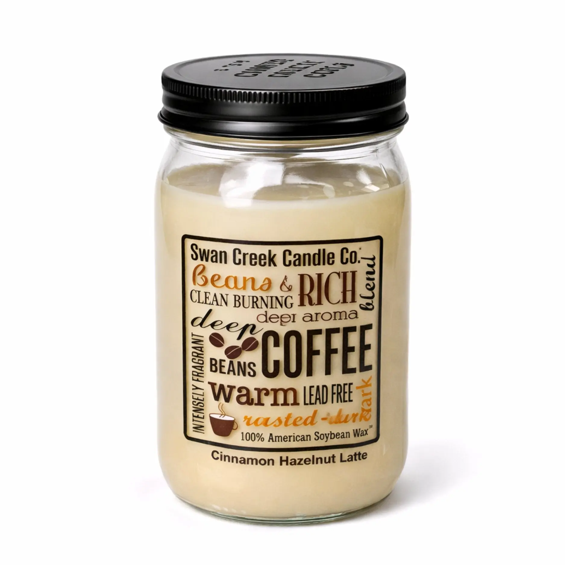 Cinnamon Hazelnut Latte Pantry Jar Soy Candle