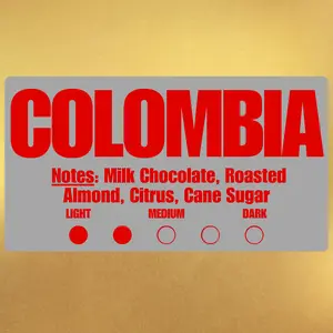 Burning Oaks Coffee Company Colombian Coffee (12oz) - Whole Bean, Freshly Roasted Coffee