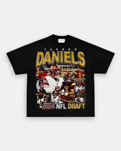 JAYDEN DANIELS COMMANDERS TEE Shirt To Match Sneaker Hiphop Vintage 90s Graphic Football T-Shirt, Unisex Bootleg Sport T-Shirt, Cotton Shirt Clothing Gift for Him Birthday Gift For Her Y2K Aesthetic Hoodie Sweatshirt