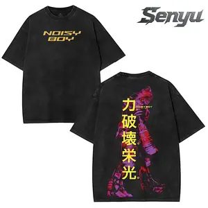 Noisy boy - Real Steel Menswear Gift for movie fans Top Apparel Classic Seamless Simple Straight Man designer shirts Men's Regular Fit Floral Print Tee T-Shirt Streetwear Tshirt Outfit Love Crewneck Tropical Shortsleeve