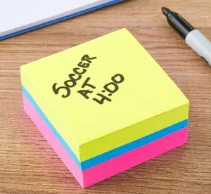 Sticky Notes Cube, Multicolor, 3” x 3”, 400 Sheets