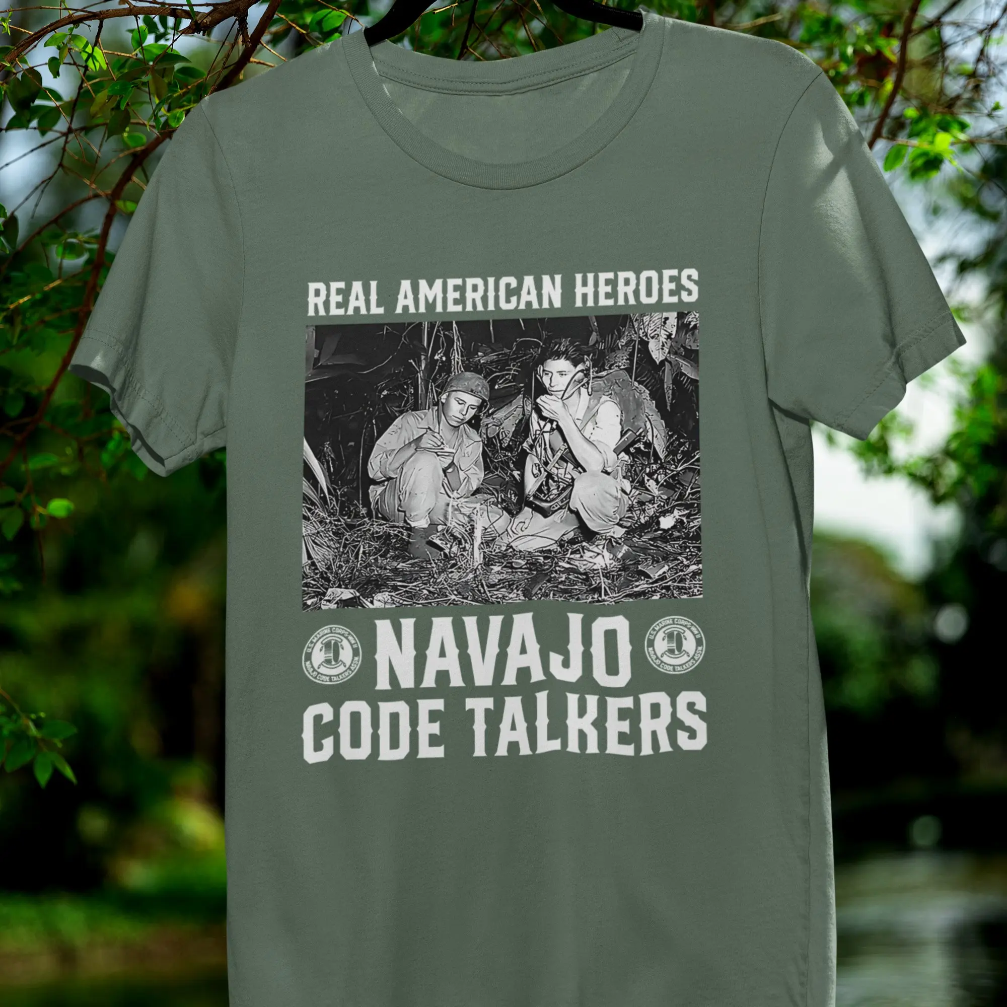 Real American Heroes Shirt, Navajo Code Talkers Hoodie, Indigenous Tee, Native American