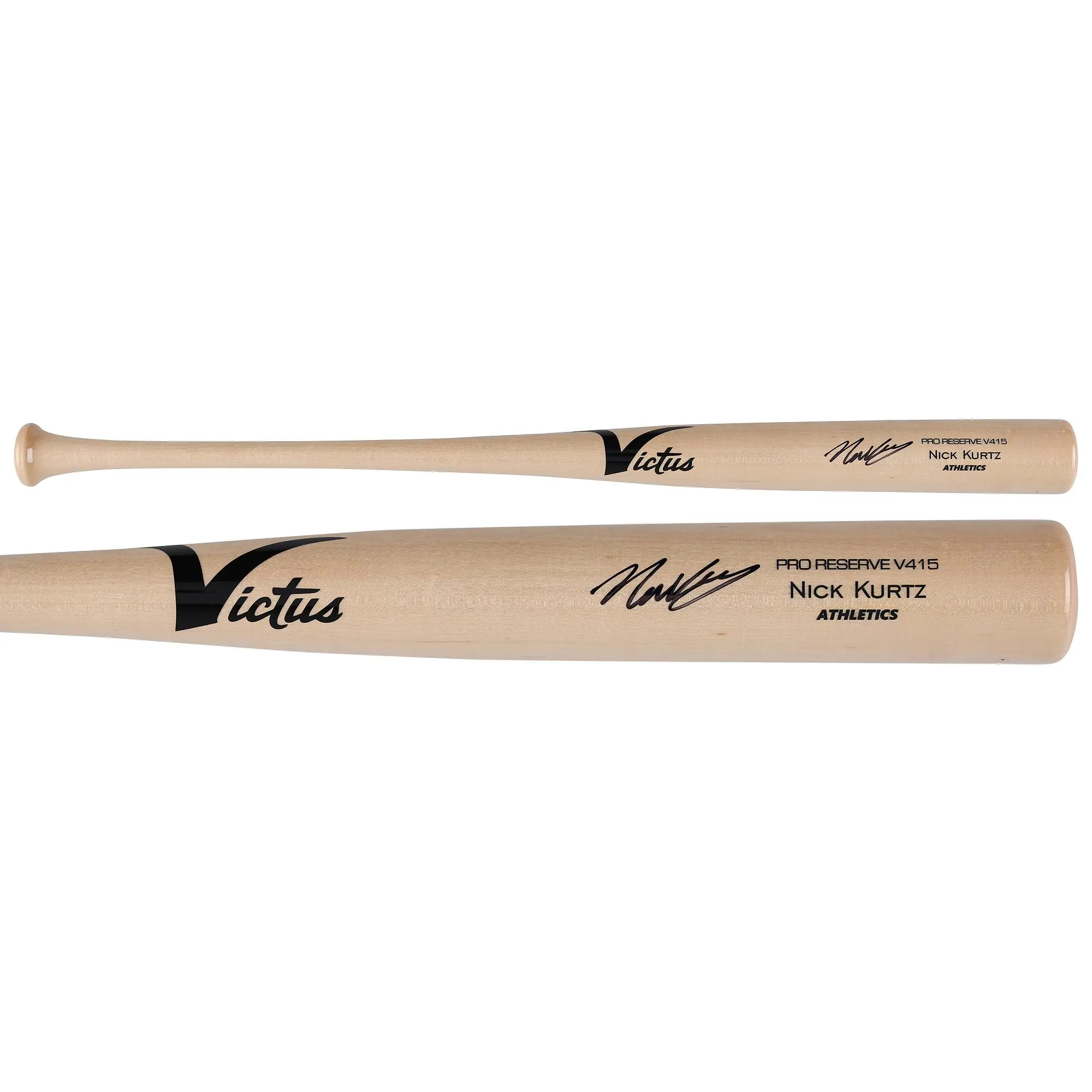 Nick Kurtz Athletics Autographed Victus Game Model Bat - Fanatics Authentic Certified