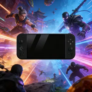 G90 Electronic Game Console, 7.0 Inch HD IPS Screen, Portable Handheld Retro Mode Support, Dual Joystick, Non-Button Cell Battery, Portable Gaming System