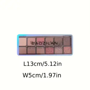 BAOSIAN12 Matte Shadow Palette - 12 Matte Eyeshadow Makeup Product with Highly Saturated Blendable Powder for Autumn Winter Makeup Ideal Christmas New Year Gift Smooth, Cosmetic