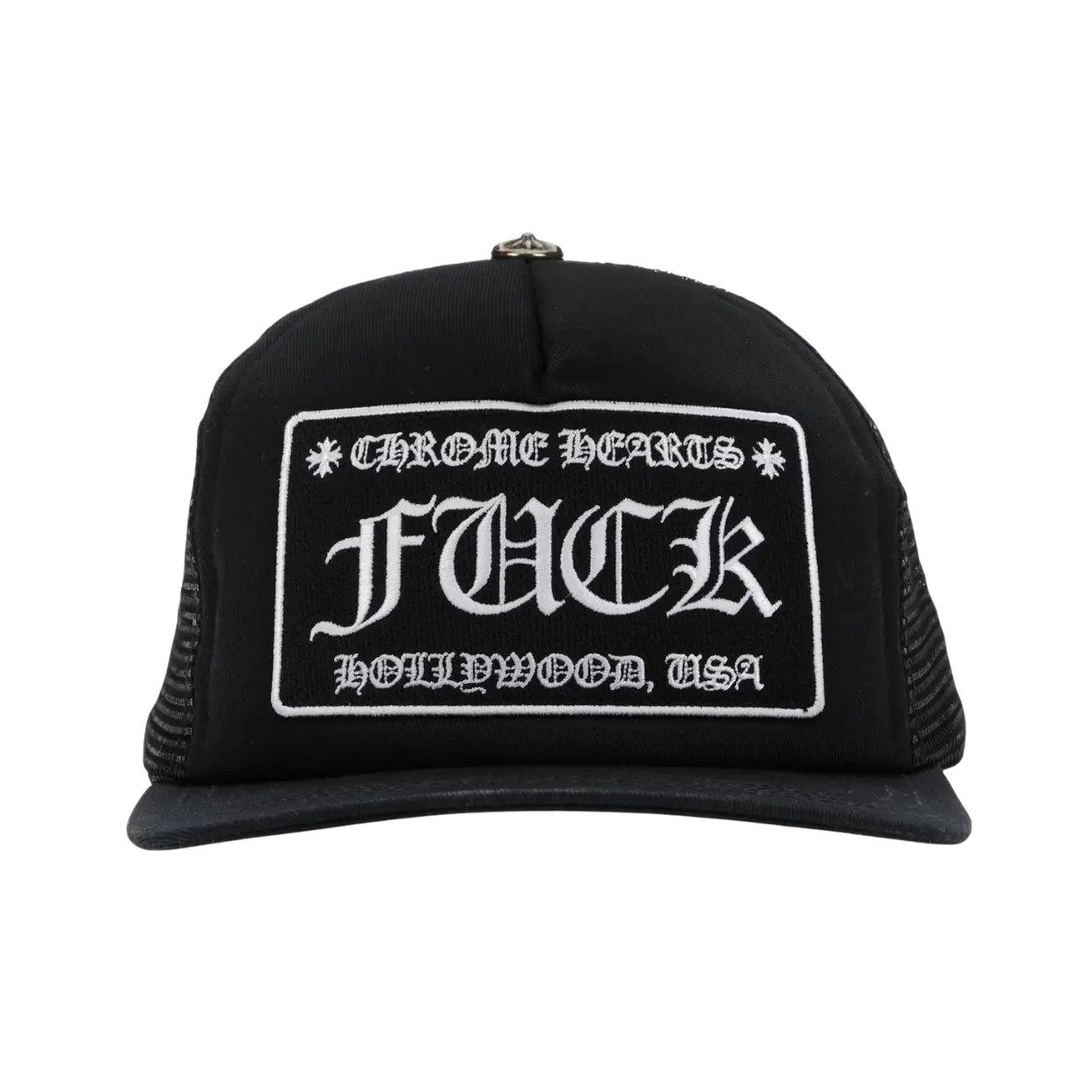 Chrome Hearts ブラック花柄キャップ CHROME HEARTS HAT 'BLACK FUCK LOGO' - TikTok Shop