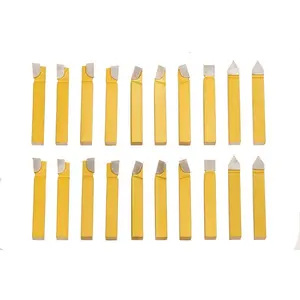 20 count 1/2" Carbide Tip Tipped  Tool Bit  Set for Metal Lathe Tooling