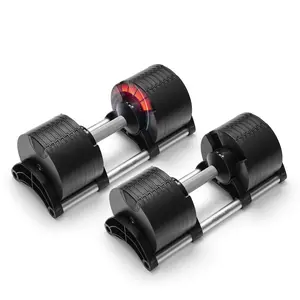 NUOBELL Adjustable Dumbbell Set 5-80 lbs