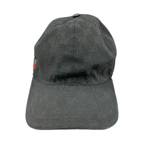 Pre-owned GUCCI Canvas Small Leather Goods GG Cap