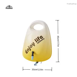 2-in-1 Storage Swim Buoy, Dual-Purpose Air Bag Floating Marker, Portable Waterproof & Moisture-Resistant Swimming Equipment Bag for Adult Outdoor Open Water Swimming