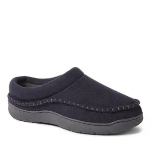 Dearfoams Men's Thompson Wool Blend Clog Slipper