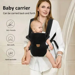1pc Multifunctional Breathable Baby Carrier, All-Season Use, Detachable Design, Ergonomic, Convenient For Outdoor, Perfect Baby Shower Gift
