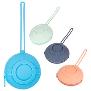 SavPack Zippered Change Purse, Coin Pouch, Purse Organizer, Key Pouch, Pacifier Case, Silicone Dog Treat Pouch