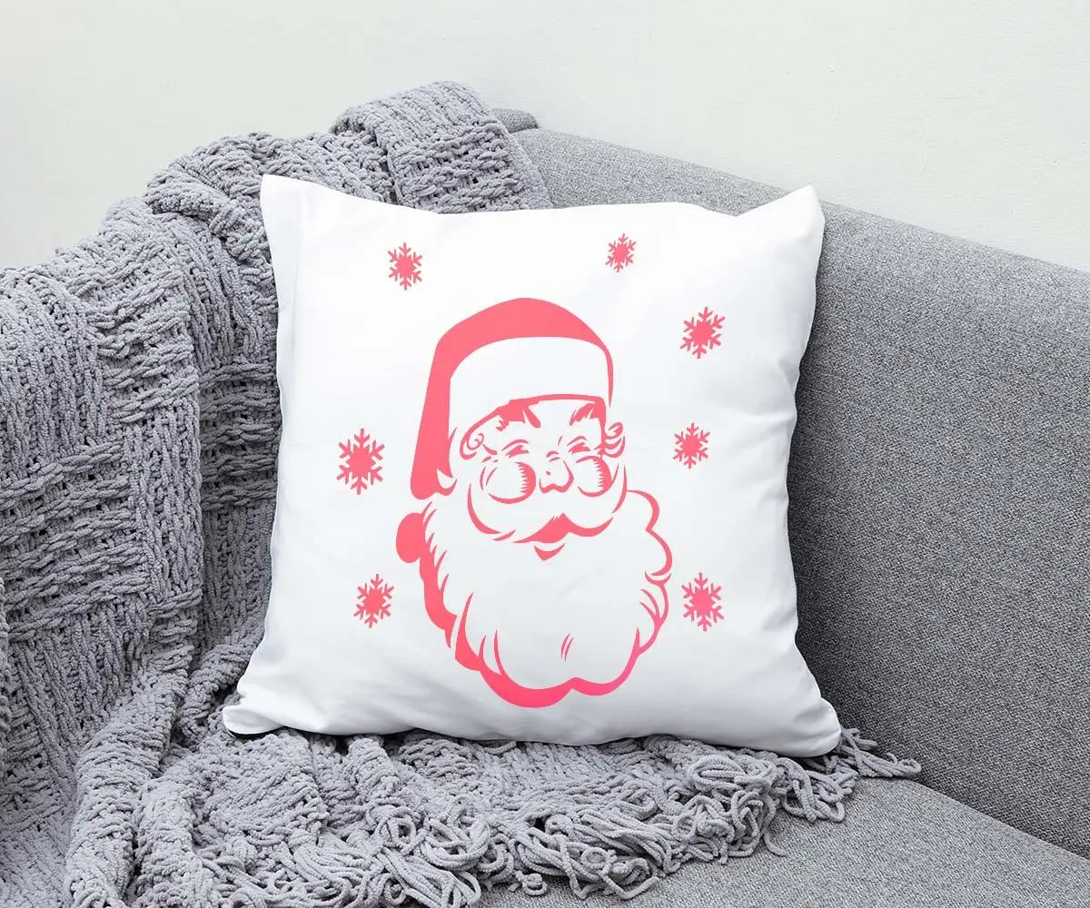 Santa Head Stencil - Art and Wall Stencil