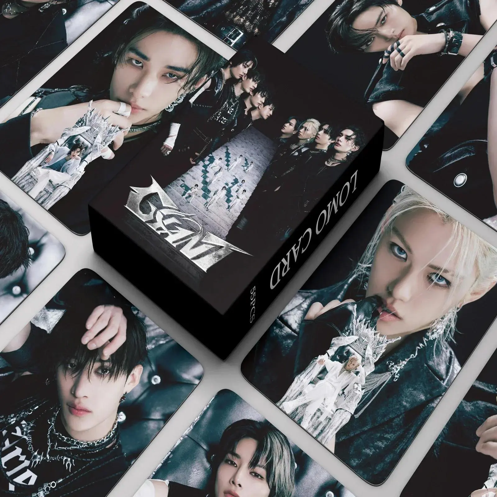 55PCS/SK KPOP New Album Gaint Cards High Quality for Fans Collection Postcard Photocard Lomo Cards Fans Gift