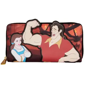 Loungefly Villains Scene Gaston Zip Around Wallet