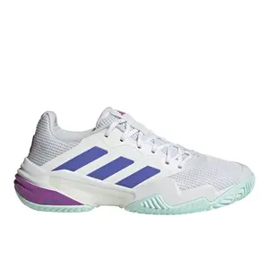 adidas Womens Barricade 13 Tennis Sneakers Shoes - White