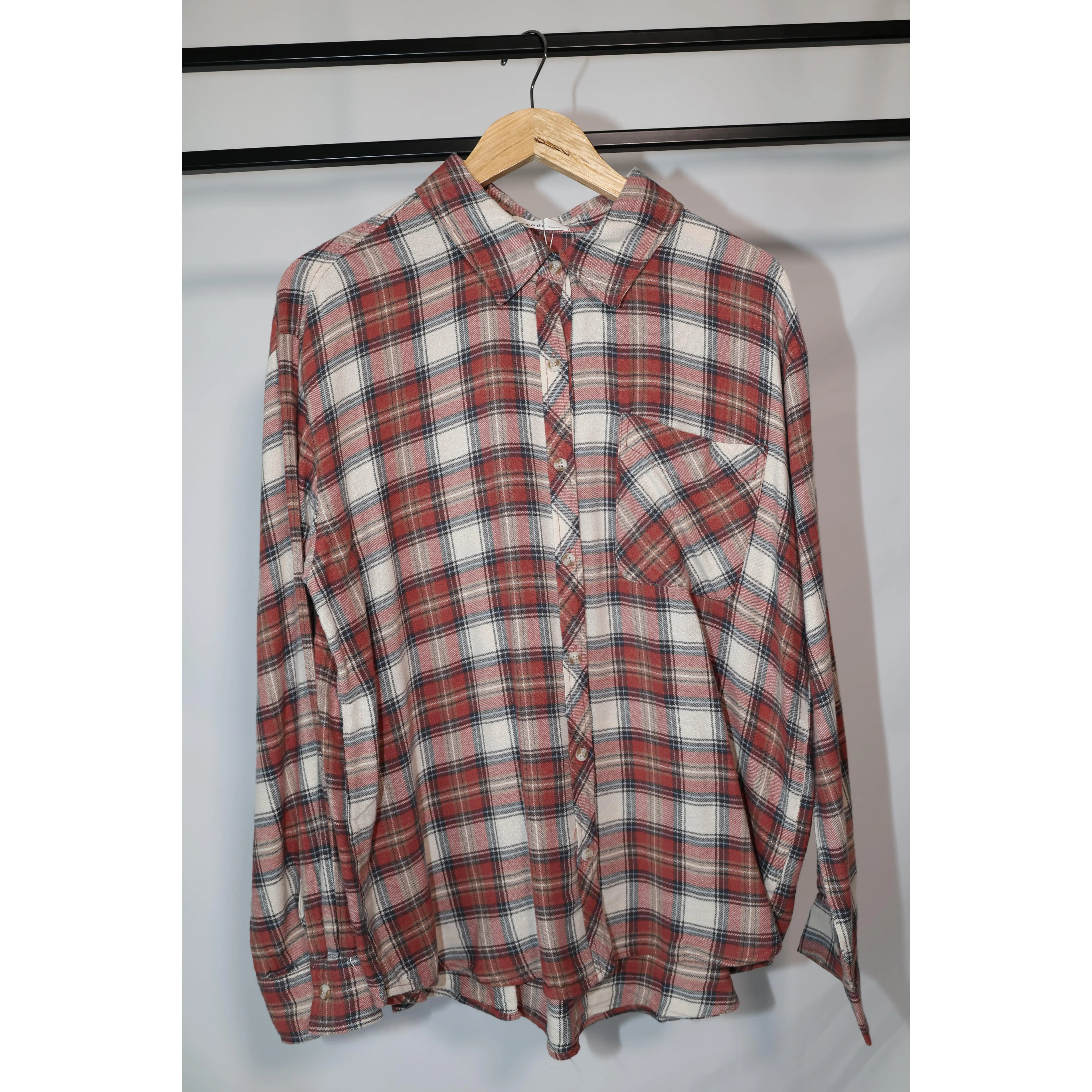 Be Cool - ROSEWOOD PLAID FLANNEL SHIRT