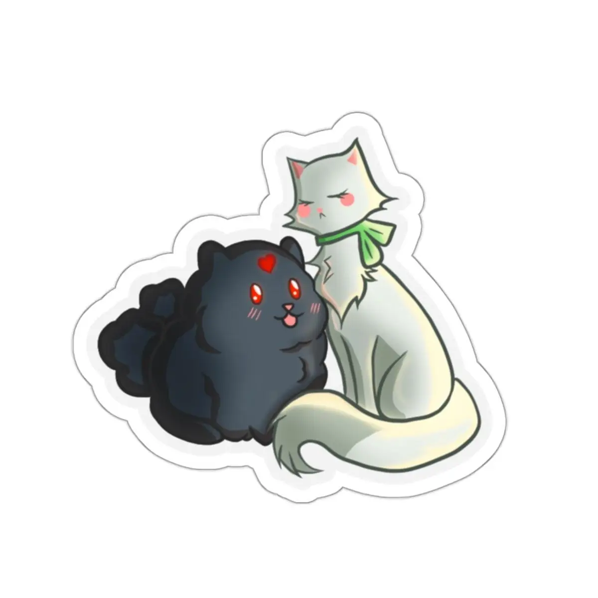 Decorative Glossy Vinyl BingPup and ShenNyan Sleepy Stickers SVSSS