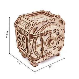 MECHANICAL 3DPUZZLE GEARED SAFE