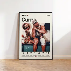 Curry Poster, Curry Fan Gift, Sports Poster, Basketball Gift