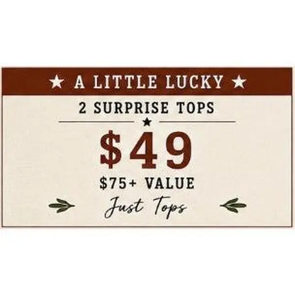 A Little Lucky Mystery Box — 2 Surprise Tops