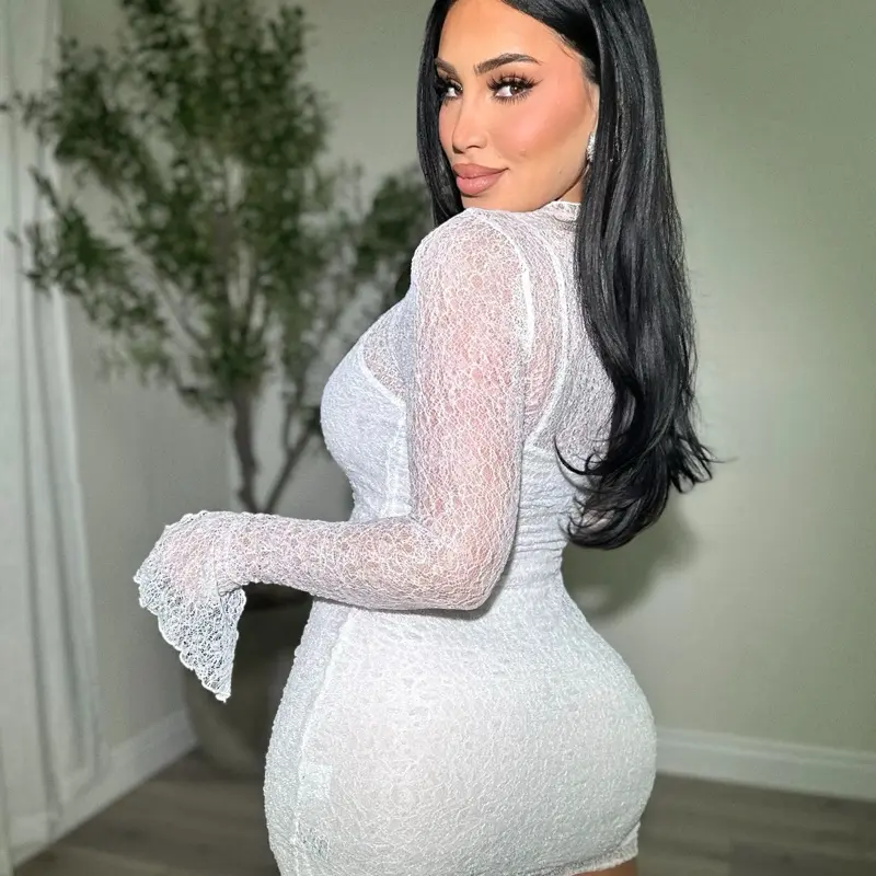 High Standards Mini Long Sleeve White Dress - TikTok Shop