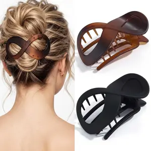 Flat Claw Clips  Concord Hair Clips for Thick Hair Flat Hair Accessories for Women and Girls (Pack of 2)