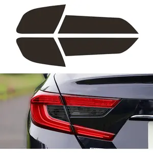 Vinyl Smoke Tint Turn Signal Reverse Light Films Compatible with Honda 10th Accord 2018-2020 PreCut Car Tail Light Transmission Stickers Exterior Decoration (20% Dark Black)