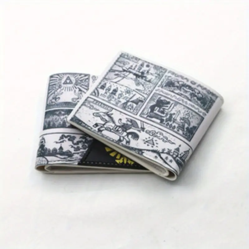 Cartoon Anime Print Men's Wallet, Stylish and Durable Design, Perfect Gift for Him, Ideal for Everyday Use, Fashionable Wallet