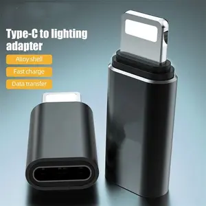 Type-C (USB C) to Lightning Adapter Keychain Cable Charger – Fast Charging Converter, Compact & Portable USB-C to Lightning Connector with Premium Aluminum Alloy Construction