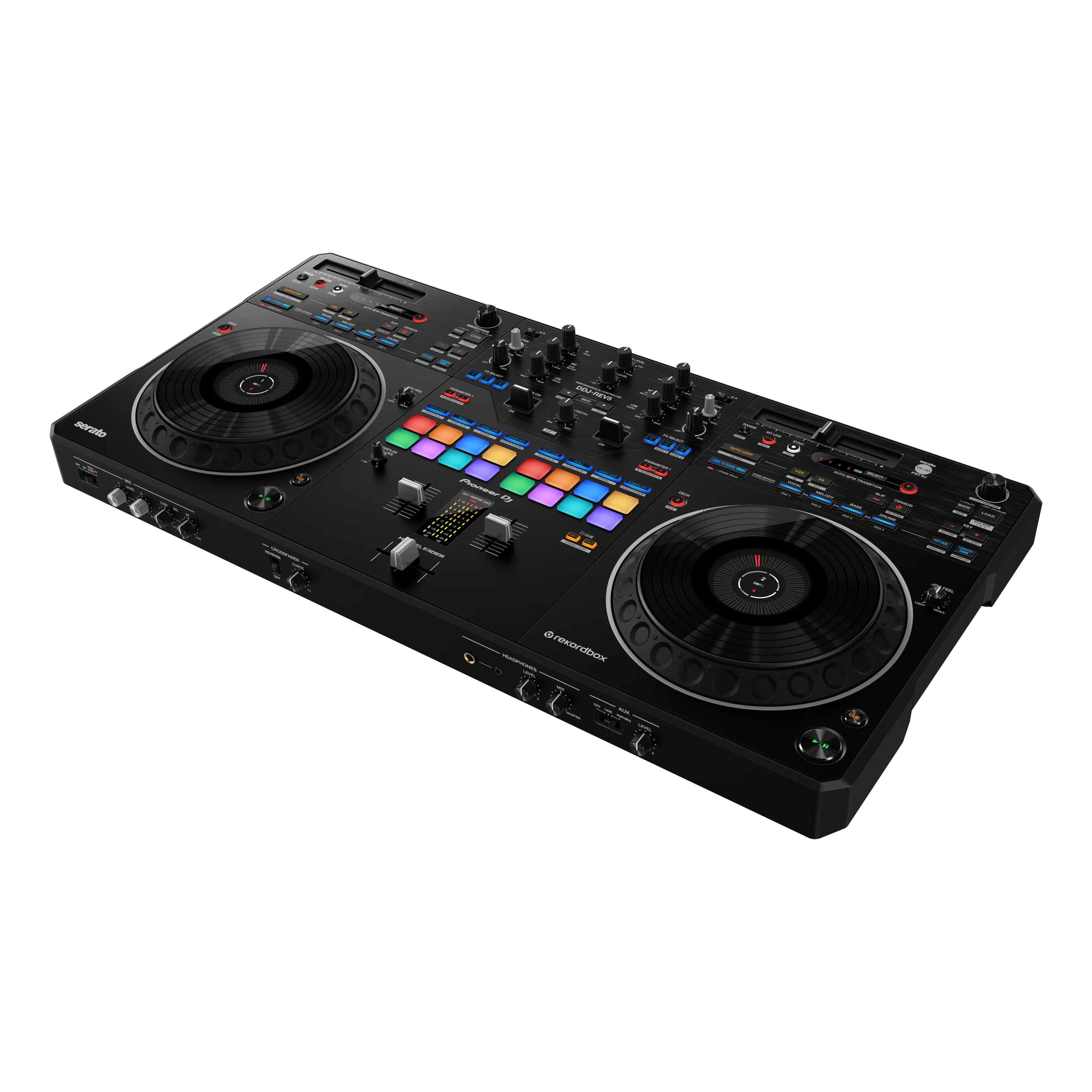 Pioneer DJ DDJ-REV5 Scratch-style 2-channel performance DJ controller (black)