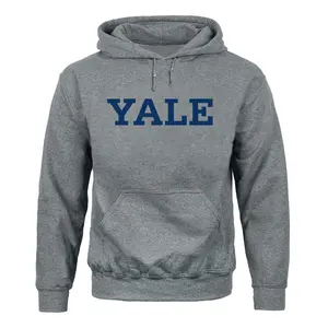 Yale Essential Hooded Sweatshirt (Heather Grey)