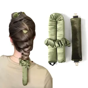 Unicorn Flexi Rod Set with Gold Clips - Sleep-in Curlers for Heatless Waves