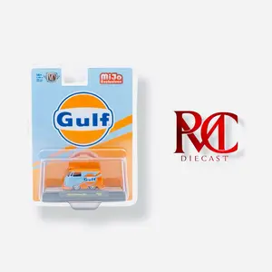 M2 Machines 1:64 1960 Volkswagen Delivery van Custom GULF – Blue